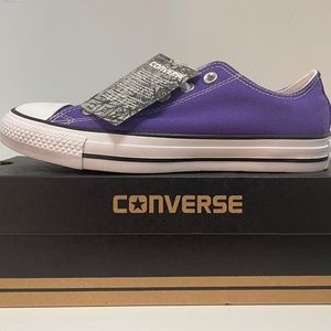Unisex electric  purple Converse sneakers